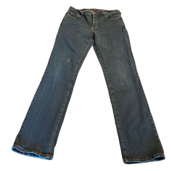 NYDJ Not Your Daughters Jeans Straight Leg High Waist Mom Jeans 10 - Picture 1 of 9